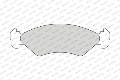 BREMSBELAGSATZ SCHEIBENBREMSE FERODO FDB589 1