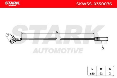 датчик, обороти на колелото STARK SKWSS-0350076
