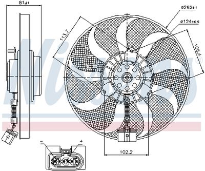 LüFTER MOTORKüHLUNG NISSENS 85715 5