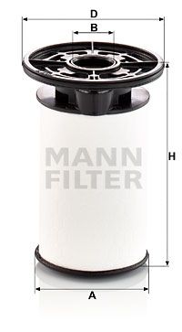 Топливный фильтр MANN-FILTER PU 7014 z для ALFA ROMEO GIULIA