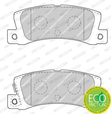 SET PLACUTE FRANA FRANA DISC FERODO FDB4274 2