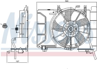 VENTILATOR RADIATOR NISSENS 85941 5