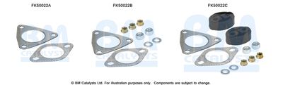 Монтажен комплект, изпускателна тръба BM Catalysts FK50022