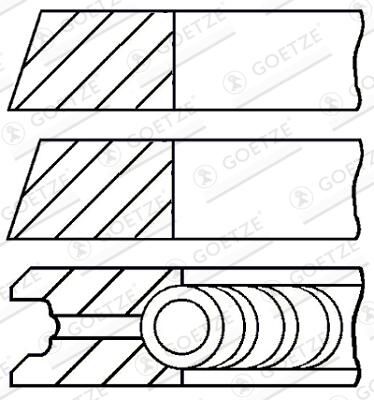 SET SEGMENTI PISTON