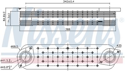 Radiator ulei, ulei motor NISSENS 91482