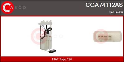 SISTEM ALIMENTARE CU COMBUSTIBIL CASCO CGA74112AS