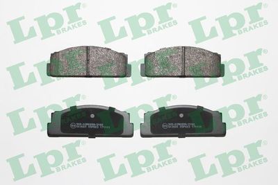 LPR 05P003 Тормозные колодки и сигнализаторы  для SEAT PANDA (Сеат Панда)