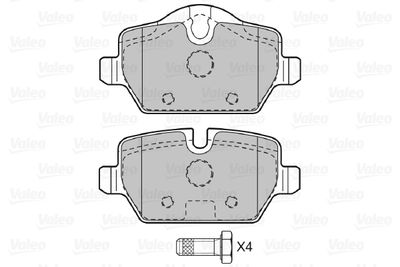 Brake Pad Set, disc brake 598701