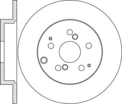 Тормозной диск FIT FR0524 для ACURA MDX