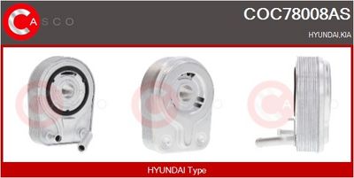RADIATOR ULEI ULEI MOTOR CASCO COC78008AS