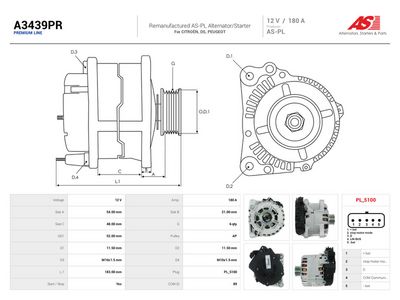 Laturi AS-PL A3439PR