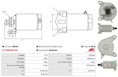 STARTER AS-PL S9674S 4