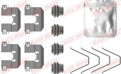 Комплектующие, колодки дискового тормоза QUICK BRAKE 109-0100 для KIA PICANTO
