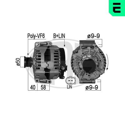 GENERATOR / ALTERNATOR ERA 209080A