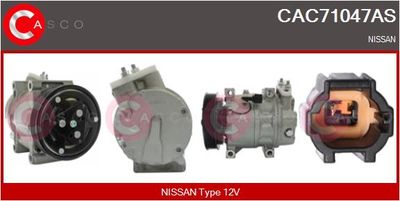 CASCO Compressor, airconditioning Brand New HQ (CAC71047AS)