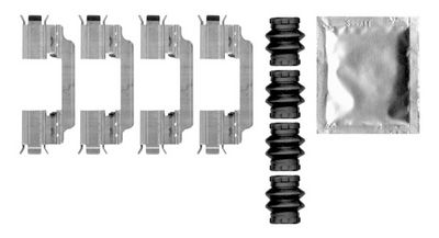 ZUBEHöRSATZ SCHEIBENBREMSBELAG BOSCH 1987474826 1