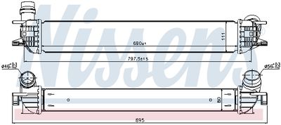 INTERCOOLER COMPRESOR NISSENS 96502 5