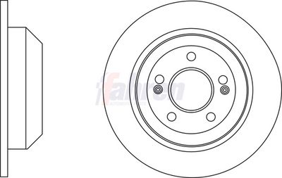 Fahren Brake Disc FBD6628