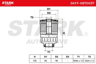 горивен филтър STARK SKFF-0870037