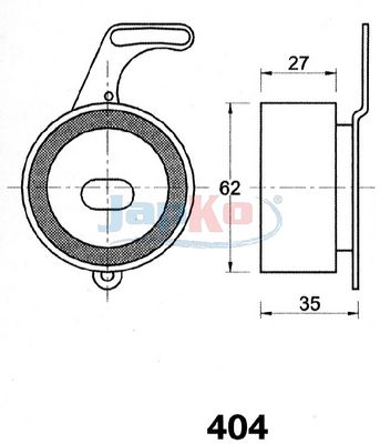 MECANISM TENSIONARE CUREA DISTRIBUTIE JAPKO 45404 1