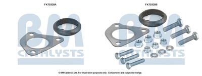 Монтажен комплект, изпускателна тръба BM Catalysts FK70328