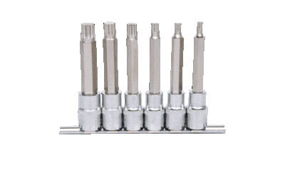 Ks Tools - Sada dlhých bitov XNZ, M5-M14, 1/2" 6ks
