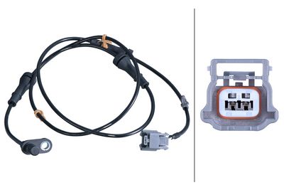 датчик, обороти на колелото HELLA 6PU 358 418-471
