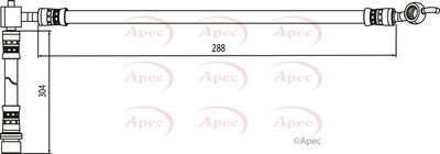 Brake Hose APEC HOS4085