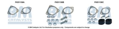 Монтажен комплект, изпускателна тръба BM Catalysts FK51136