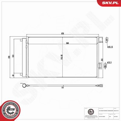 CONDENSATOR CLIMATIZARE ESEN SKV 86SKV219 7