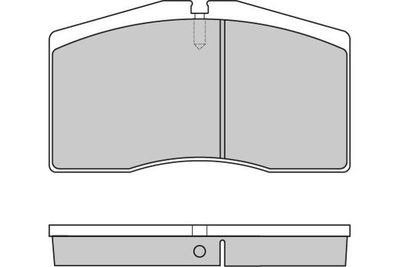 Комплект тормозных колодок, дисковый тормоз E.T.F. 12-0766 для PORSCHE 968