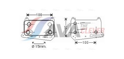 RADIATOR ULEI ULEI MOTOR AVA Clever Choice MS3495