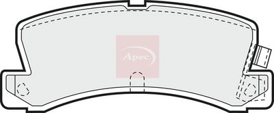 APEC Brake Pad Set, disc brake PAD580