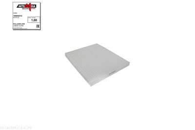 Filtr, vzduch v interiéru AUTOMEGA 180004510