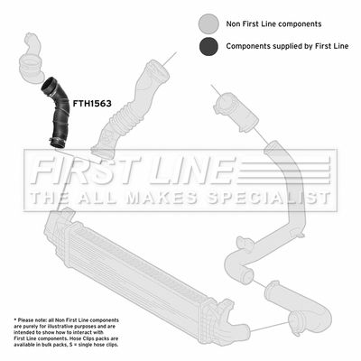 Charge Air Hose FIRST LINE FTH1563