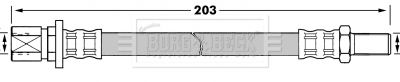 Brake Hose Borg & Beck BBH7224