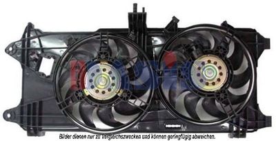 AKS DASIS 088062N Вентилятор системы охлаждения двигателя  для FIAT DOBLO (Фиат Добло)
