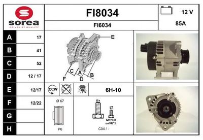 GENERATOR SNRA FI8034