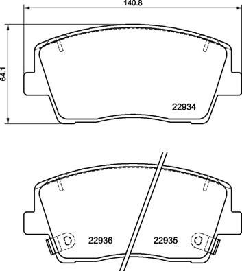 BREMBO Remblokkenset, schijfrem PRIME LINE (P 30 119)