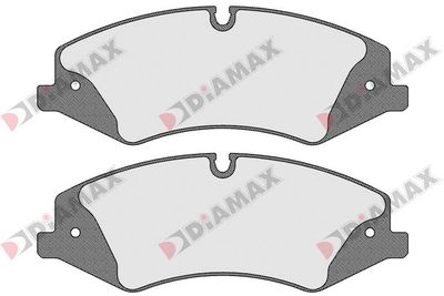 DIAMAX N09503 Тормозные колодки и сигнализаторы  для LAND ROVER RANGE ROVER III (L322) 3.6 D 4x4