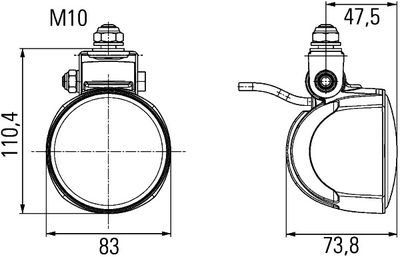 Pracovní světlomet HELLA 1G0 996 276-461