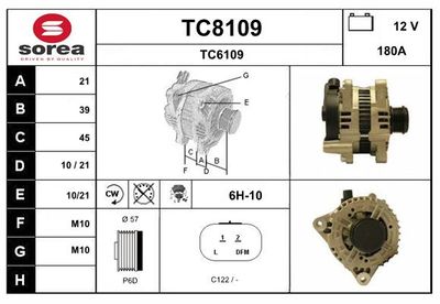 GENERATOR SNRA TC8109