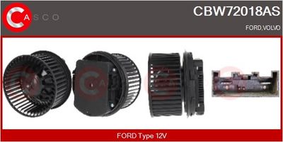 VENTILATOR HABITACLU CASCO CBW72018AS
