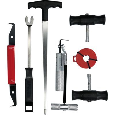 Ks Tools - Sada na demontáž čelného skla 7ks