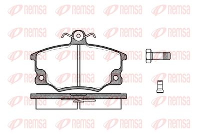 Комплект тормозных колодок, дисковый тормоз REMSA 0146.14 для FIAT 132