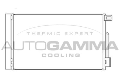 AUTOGAMMA 107354 Радиатор кондиционера  для ALFA ROMEO 4C (Альфа-ромео 4к)