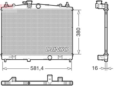DENSO DRM46079 Крышка радиатора  для NISSAN JUKE (Ниссан Жуkе)