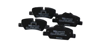 BREMSBELAGSATZ SCHEIBENBREMSE VALEO 302446A 27