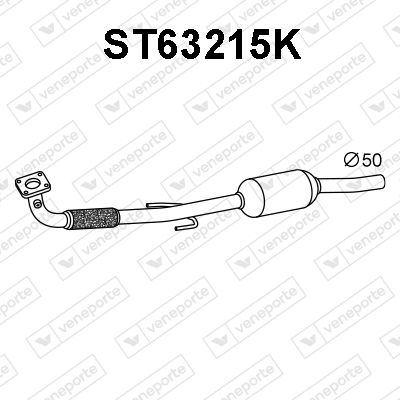 Катализатор VENEPORTE ST63215K для VW LUPO