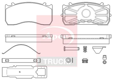 APEC Brake Pad Set, disc brake PAD29183K